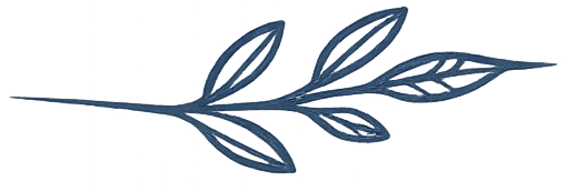 feuille botanique bleue
